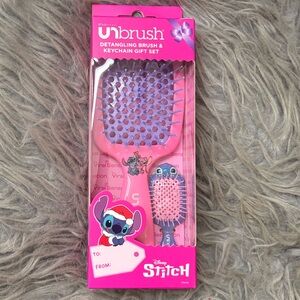 Disney Stitch Unbrush FHI Heat Detangling Brush SET NWT